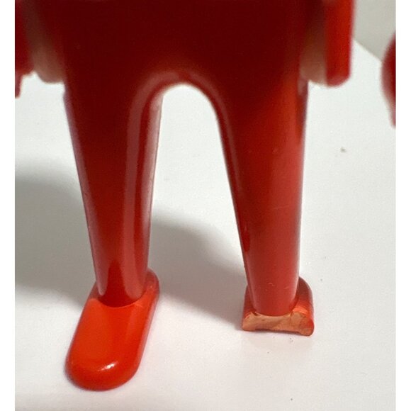 Vintage Playmobil Figures Set Of 2 Red & White Boy Girl - Picture 5 of 8